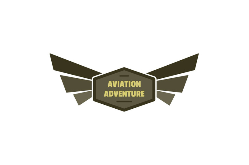 aviation-adventure-icon-logo-flat-style