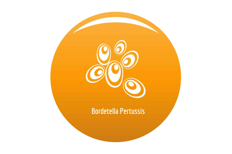bordetella-pertussis-icon-vector-orange