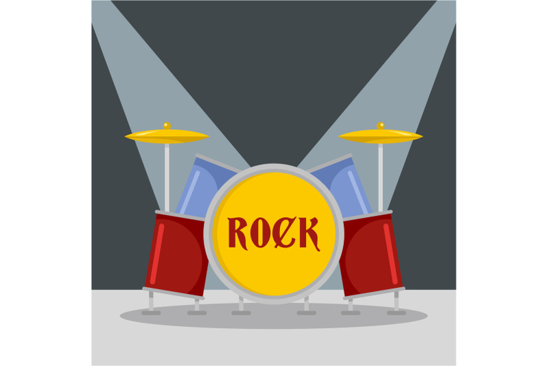 rock-drumms-icon-flat-style