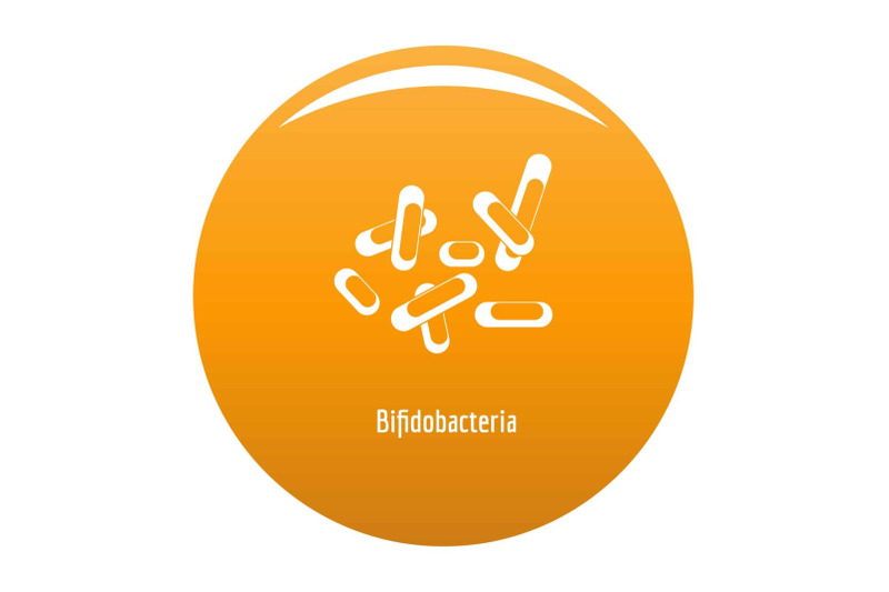 bifidobacteria-icon-vector-orange