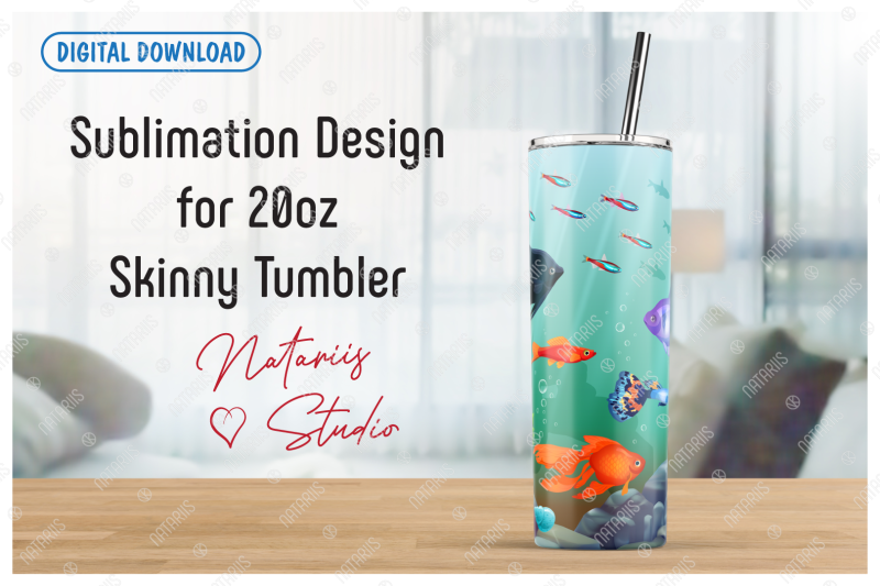 aquarium-fish-seamless-pattern-for-20oz-skinny-tumbler