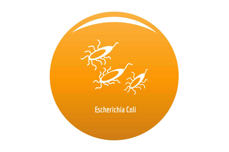 escherichia-coli-icon-vector-orange