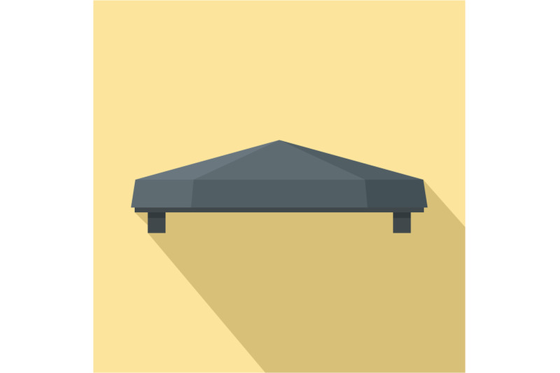 outdoor-tent-icon-flat-style