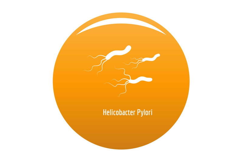 helicobacter-pylory-icon-vector-orange