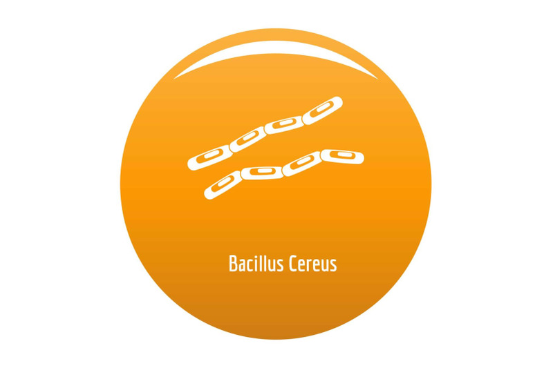 bacillus-cereus-icon-vector-orange