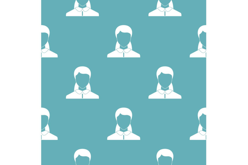 new-woman-avatar-pattern-vector-seamless