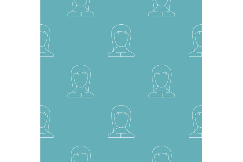 girl-avatar-pattern-vector-seamless