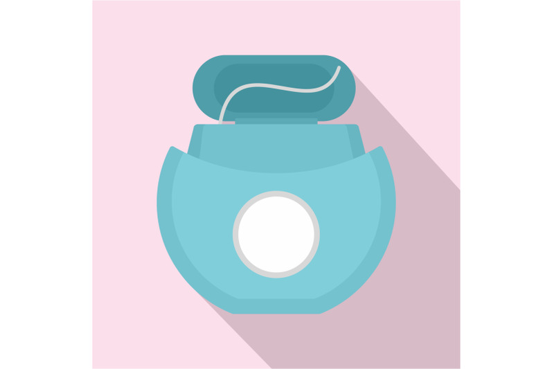 tooth-floss-icon-flat-style