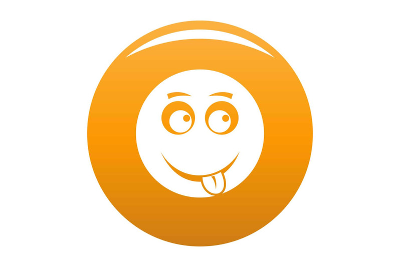 smile-icon-vector-orange