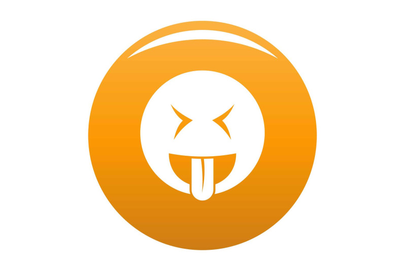 smile-icon-vector-orange