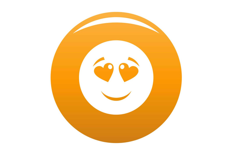 love-smile-icon-vector-orange