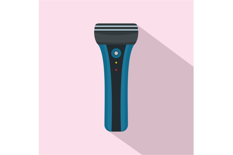 electric-shaver-icon-flat-style