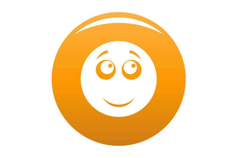 smile-icon-vector-orange