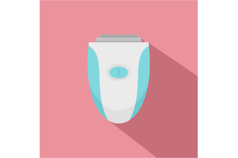 woman-electric-razor-icon-flat-style