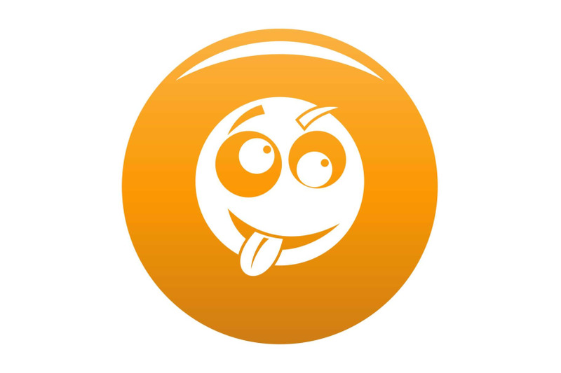 smile-icon-vector-orange