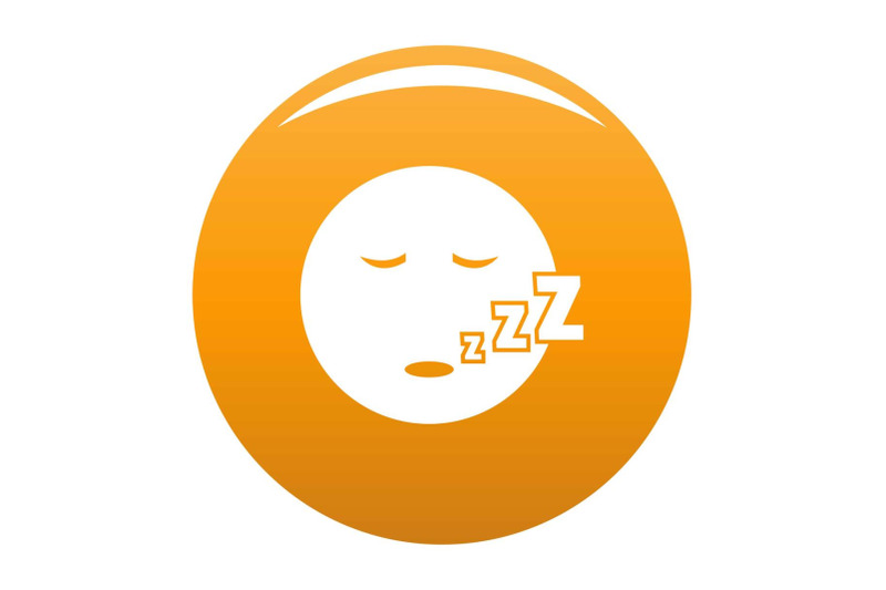 sleep-smile-icon-vector-orange