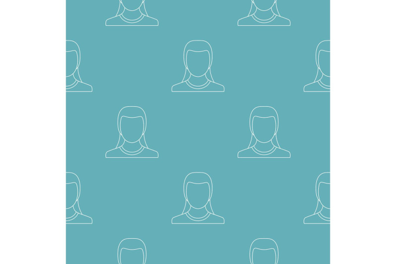 new-woman-avatar-pattern-vector-seamless