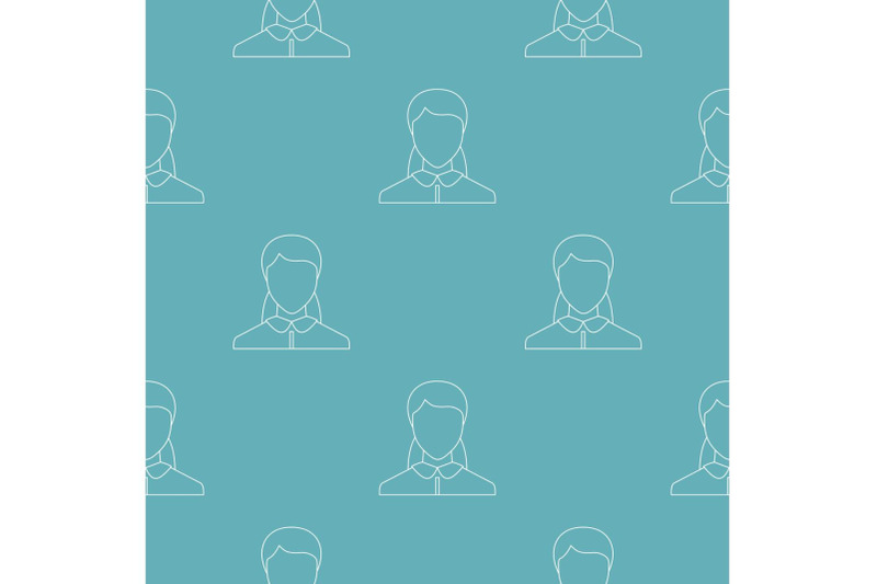 woman-user-pattern-vector-seamless