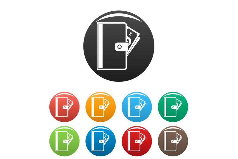 credit-card-icons-set-color-vector