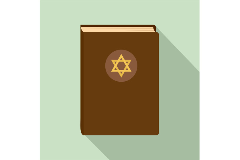 judaism-book-icon-flat-style