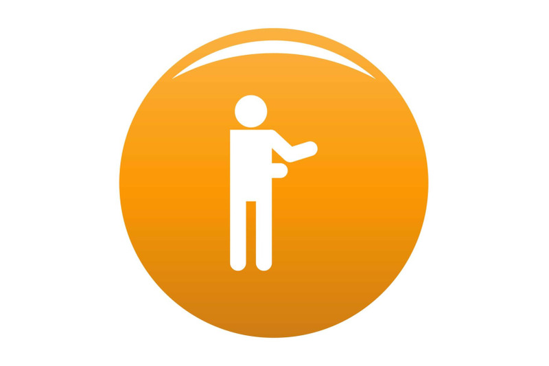 stick-figure-stickman-icon-vector-orange