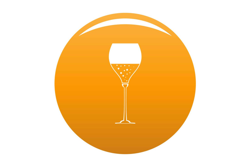 wine-glass-icon-vector-orange