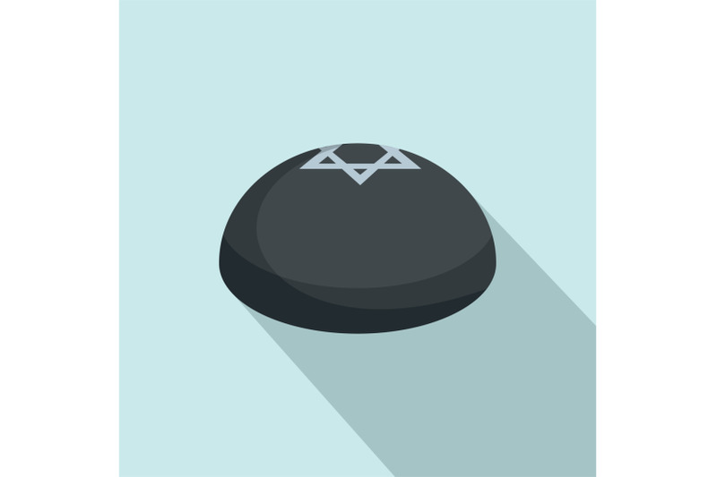 kipa-hat-icon-flat-style
