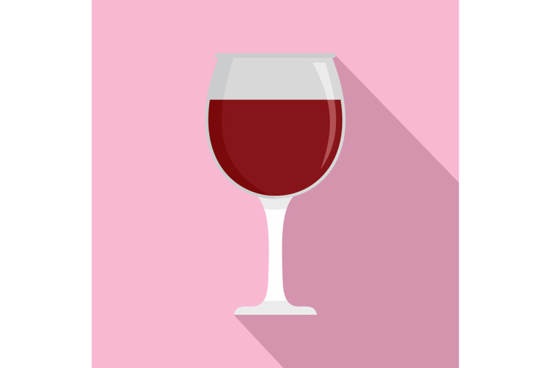 glass-of-wine-icon-flat-style
