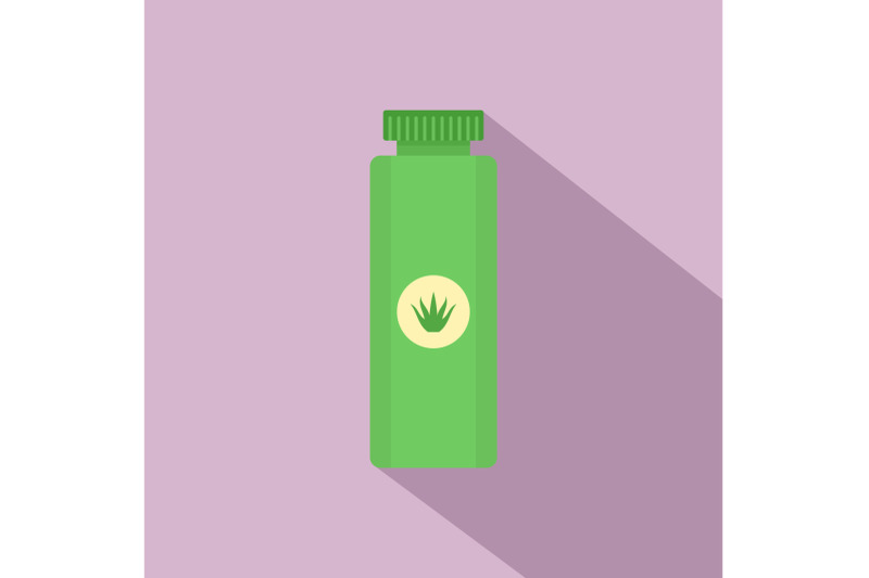 aloe-vera-tube-icon-flat-style