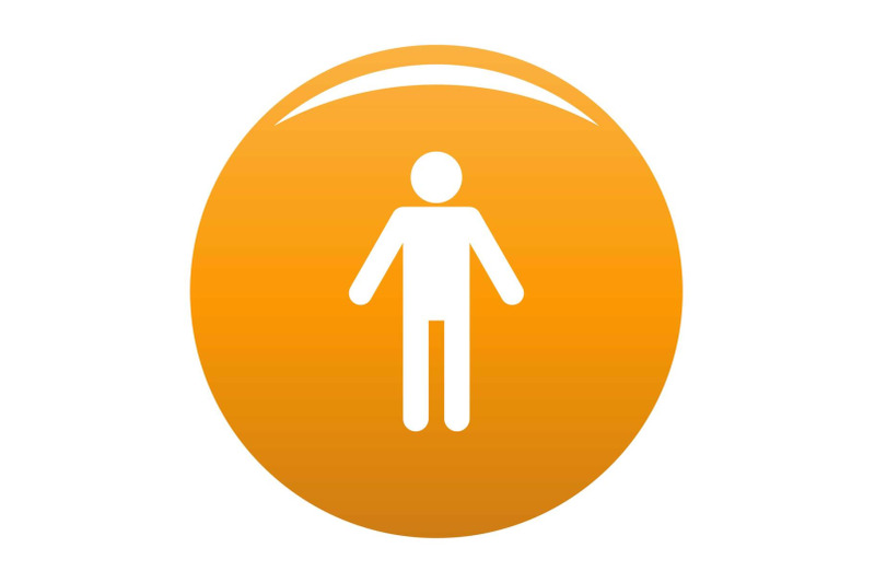 stick-figure-stickman-icon-vector-orange