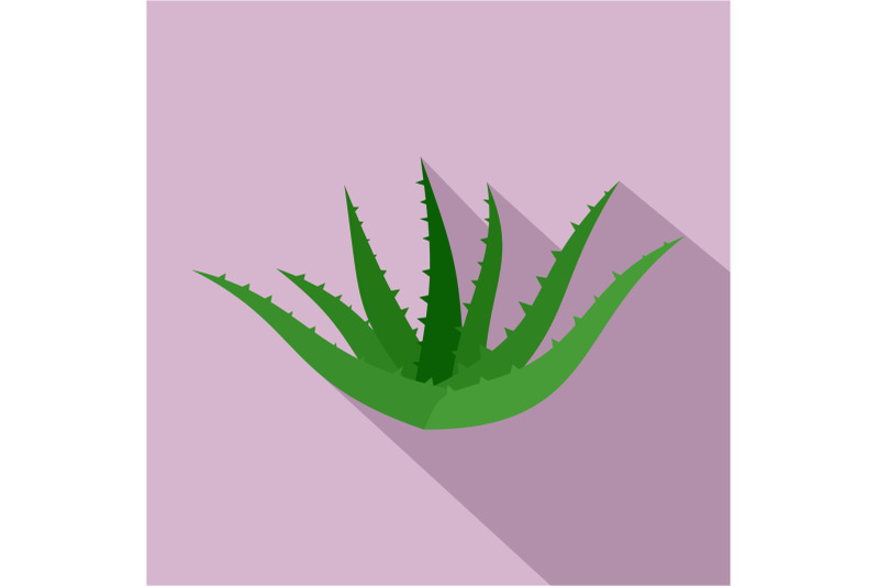 aloe-vera-icon-flat-style