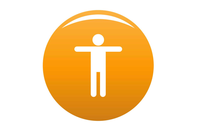 stick-figure-stickman-icon-vector-orange