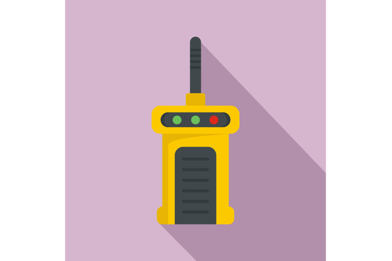 talkie-radio-icon-flat-style