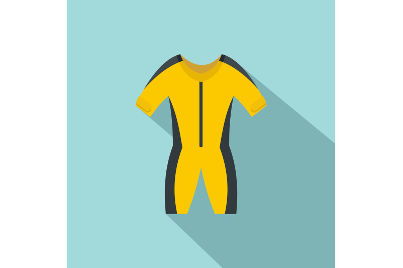 thermo-river-clothes-icon-flat-style