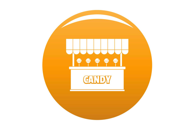 candy-selling-icon-vector-orange