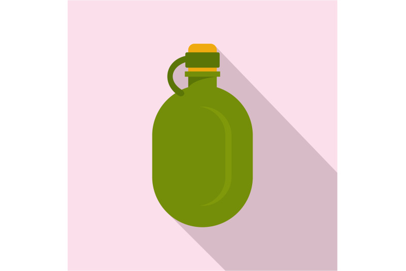 metal-water-flask-icon-flat-style