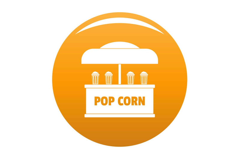 pop-corn-selling-icon-vector-orange