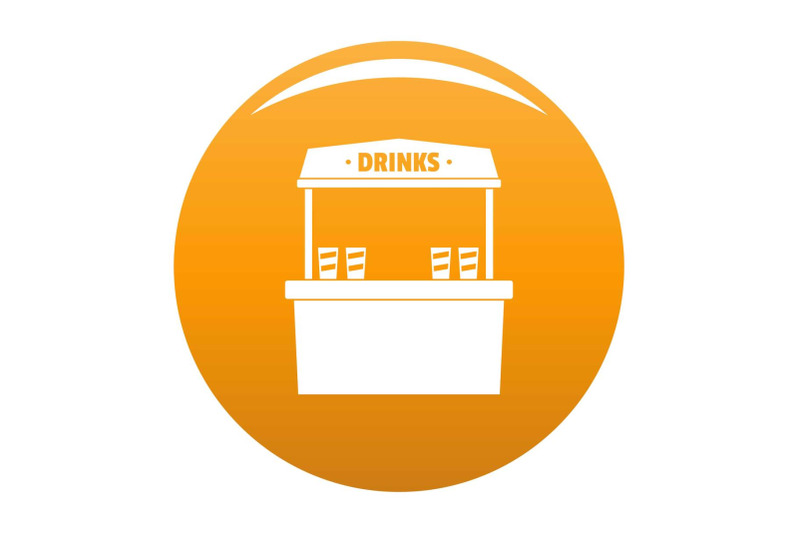 drinks-selling-icon-vector-orange