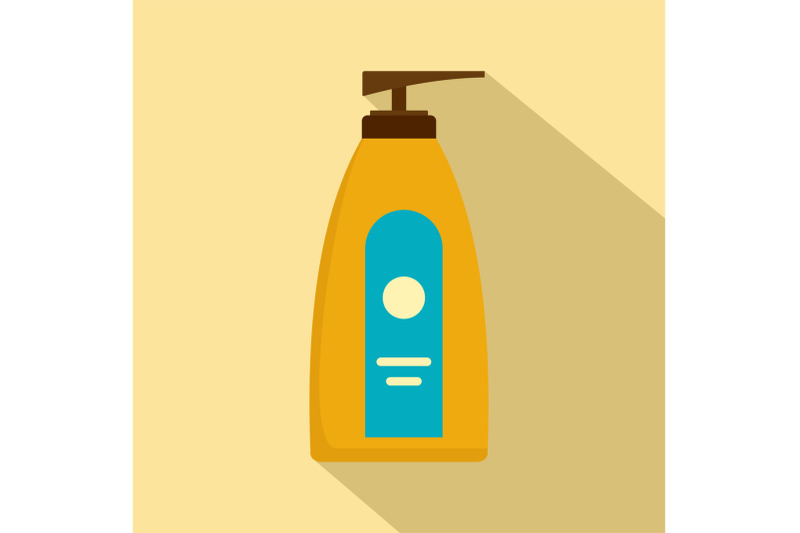 dispenser-lotion-sun-icon-flat-style