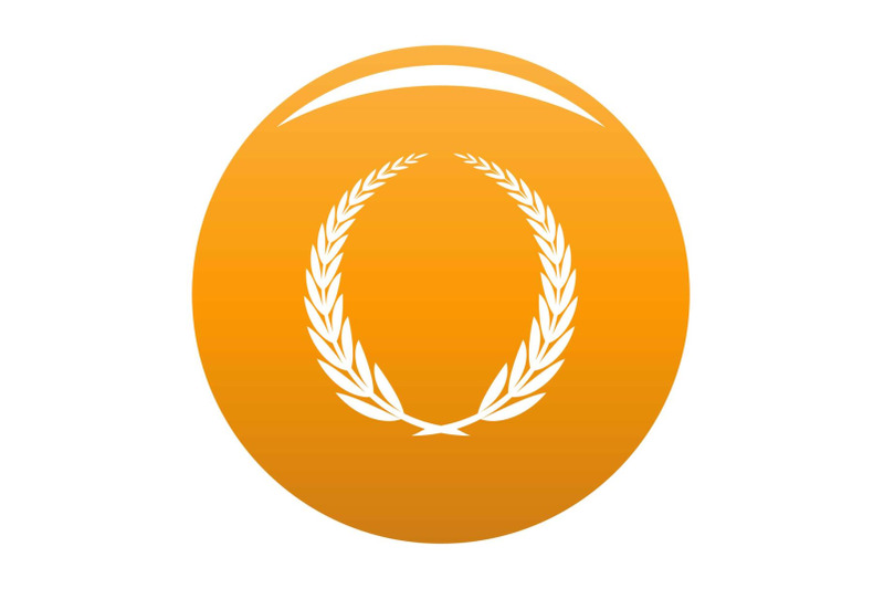 victory-icon-vector-orange