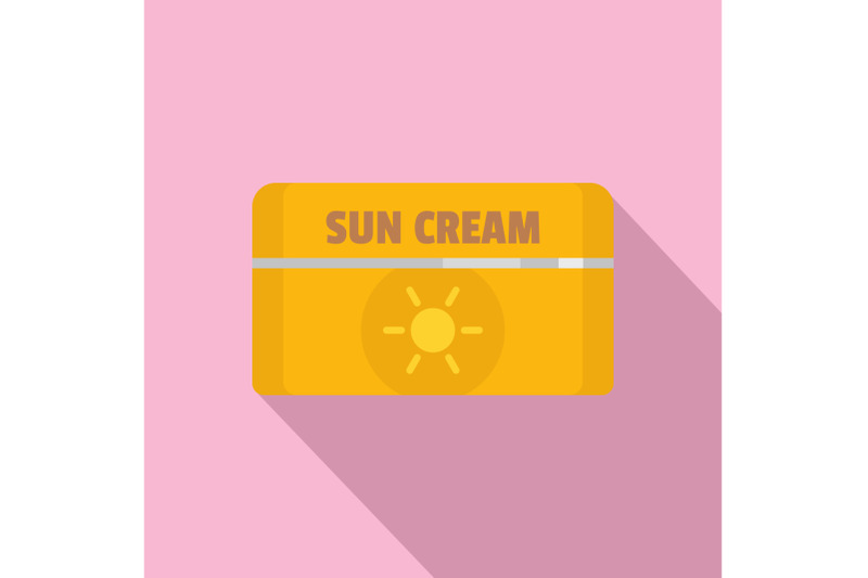 sun-cream-icon-flat-style