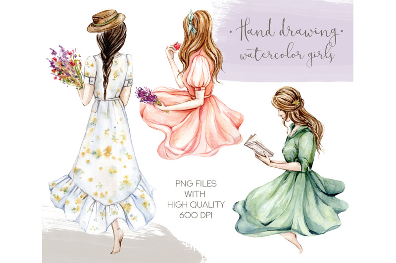 watercolor-picnic-fashion-girls