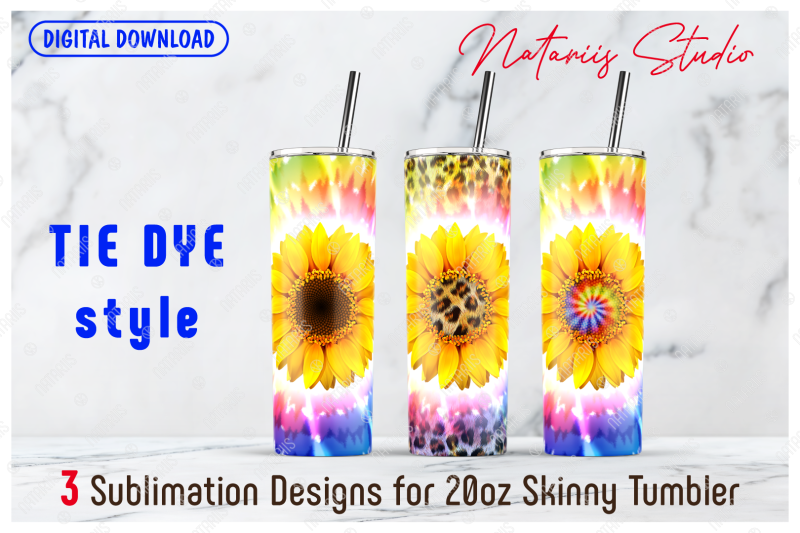 3-sunflower-tie-dye-seamless-patterns-20oz-skinny-tumbler