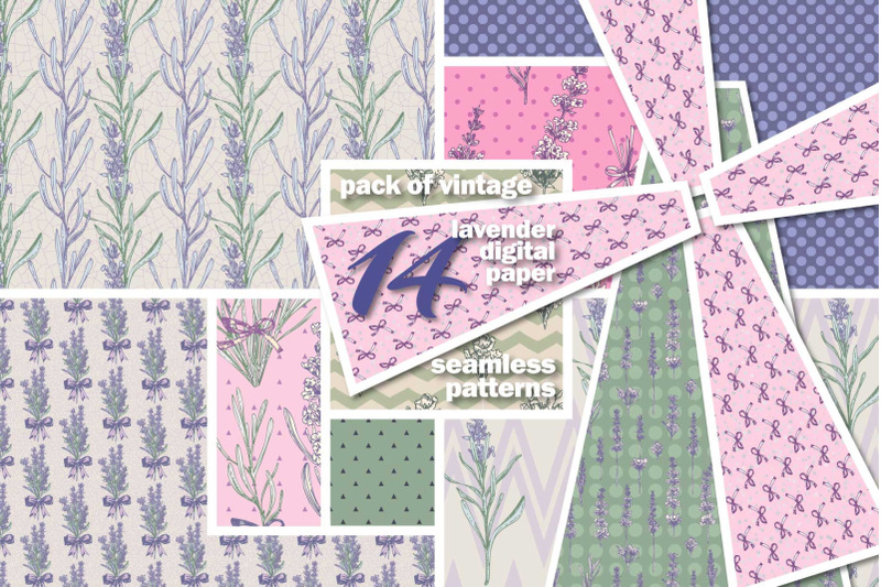 lavender-vintage-seamless-patterns