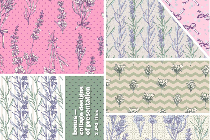 lavender-vintage-seamless-patterns