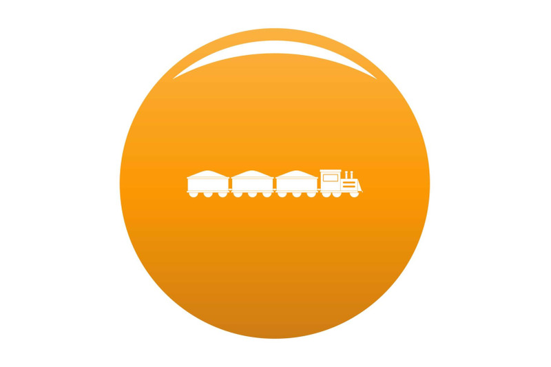 vip-train-icon-vector-orange