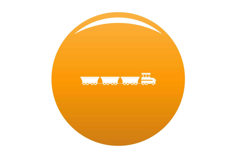 commercial-train-icon-vector-orange