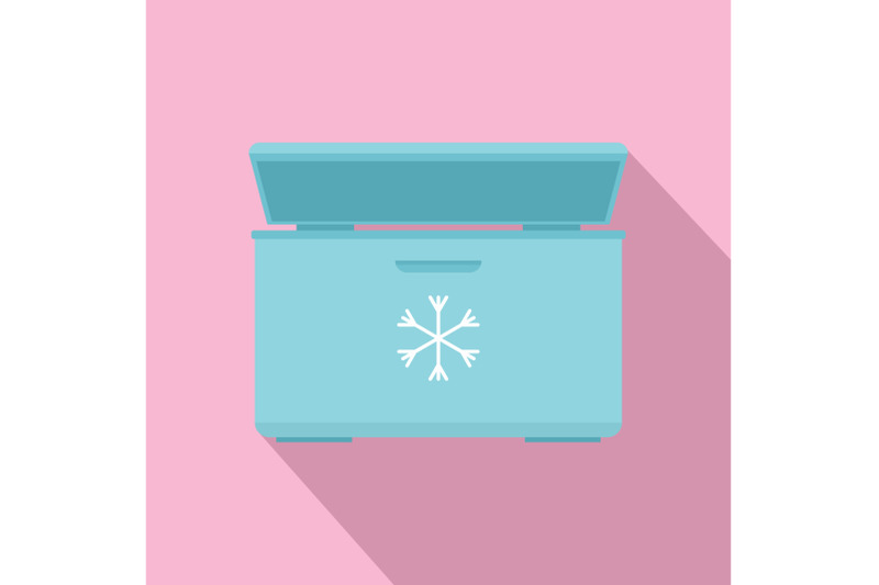 ice-cream-refrigerator-icon-flat-style