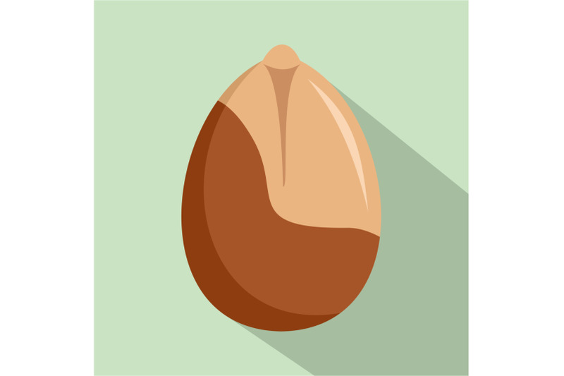 peanut-icon-flat-style