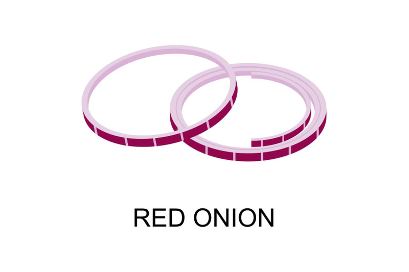 sliced-red-onion-icon-isometric-style